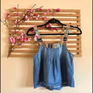 Denim tank top